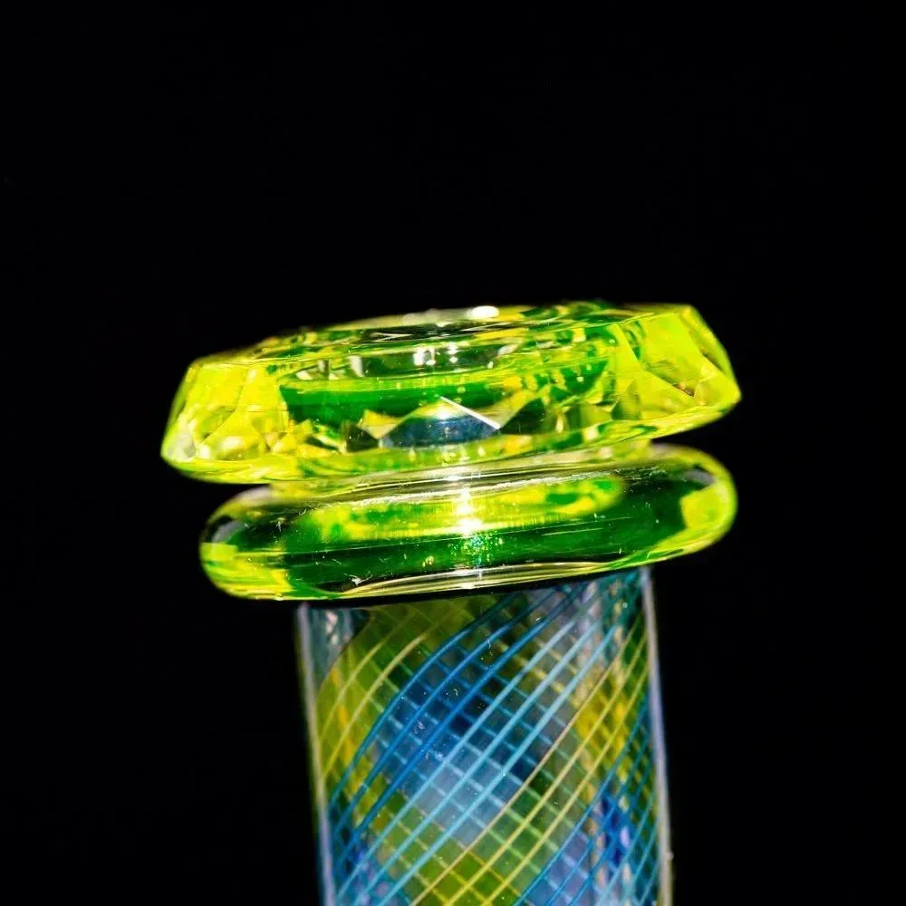 Crux Glass - Dichro Over Potion, Hydro Electric & Illuminati Fully Tricked Out Rebubbler - Image 24
