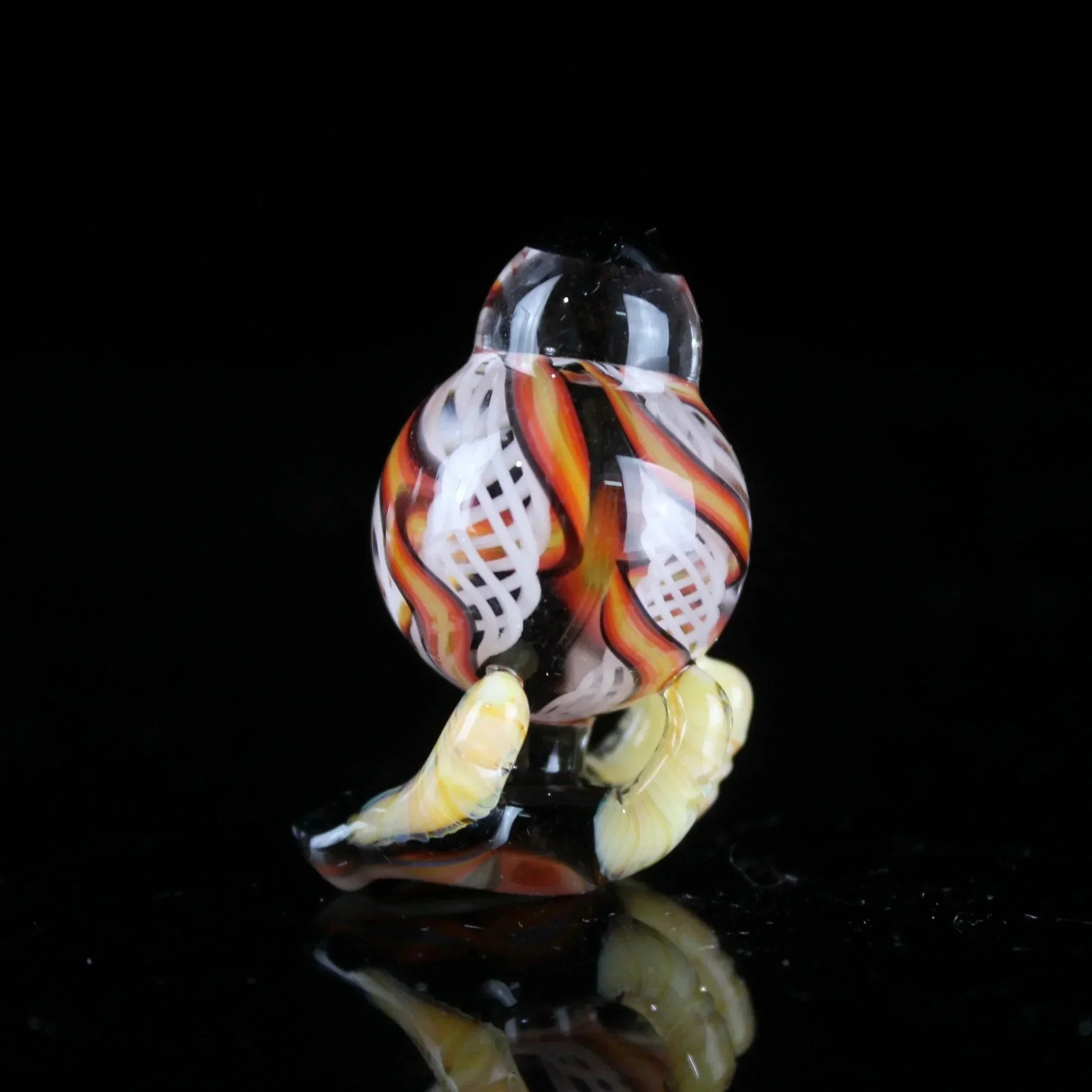 Goober Gabe - Fine Line Latticino Desert Fire Slurper Plug - Image 4