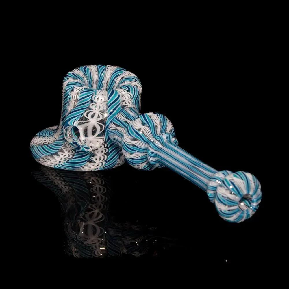 Harold Cooney - Navy & Teal Zanfirico Pocket Hammer - Image 2