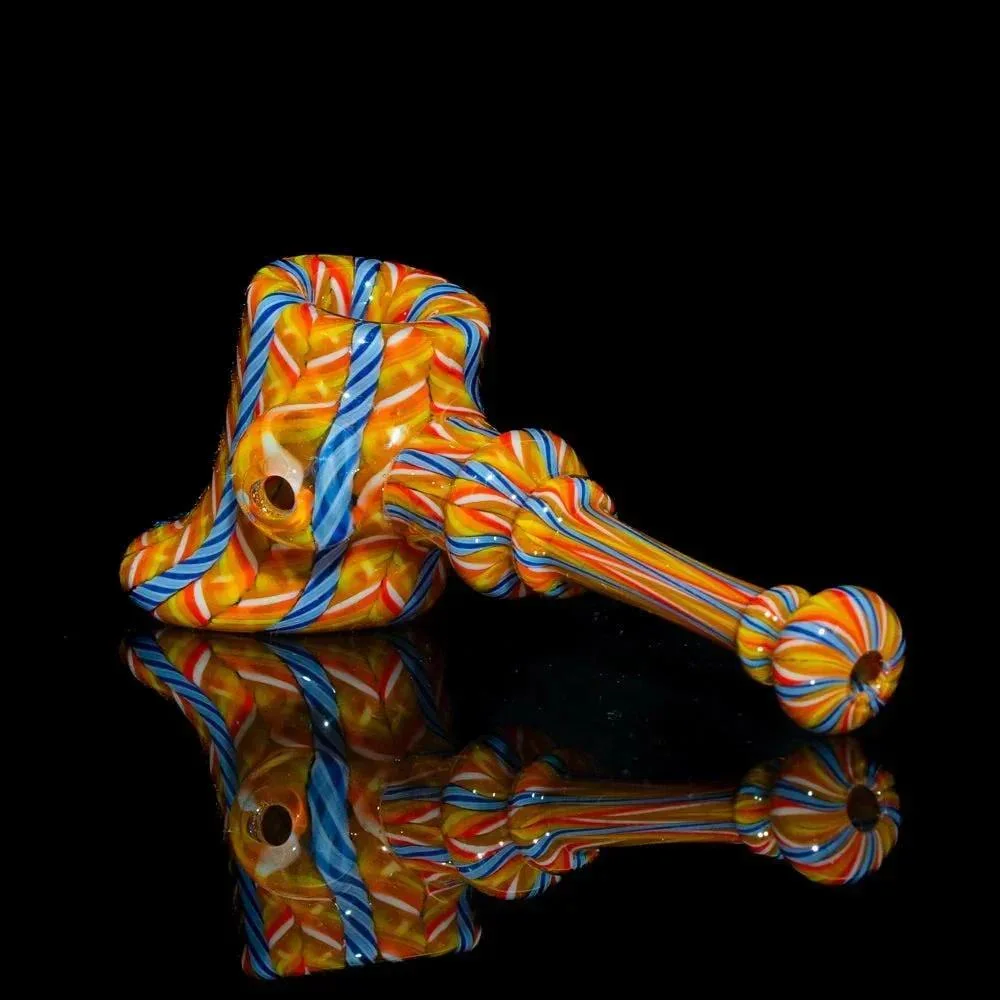 Harold Cooney - Orange & Blue Zanfirico Pocket Hammer - Image 2