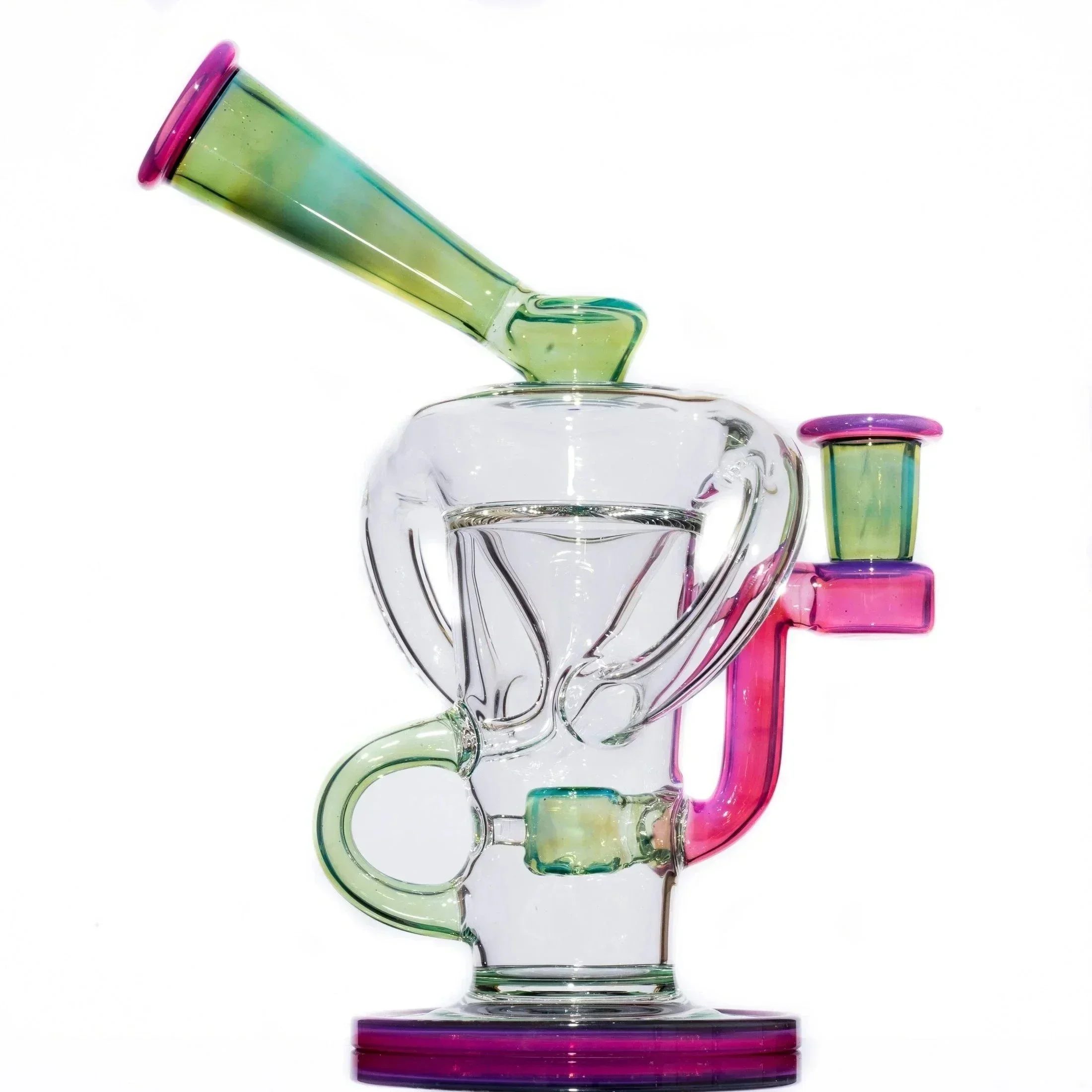 Stevie P - Plantphibian/Telemagenta Double Uptake Klein Recycler w/ Matching Bubble Cap - Image 6