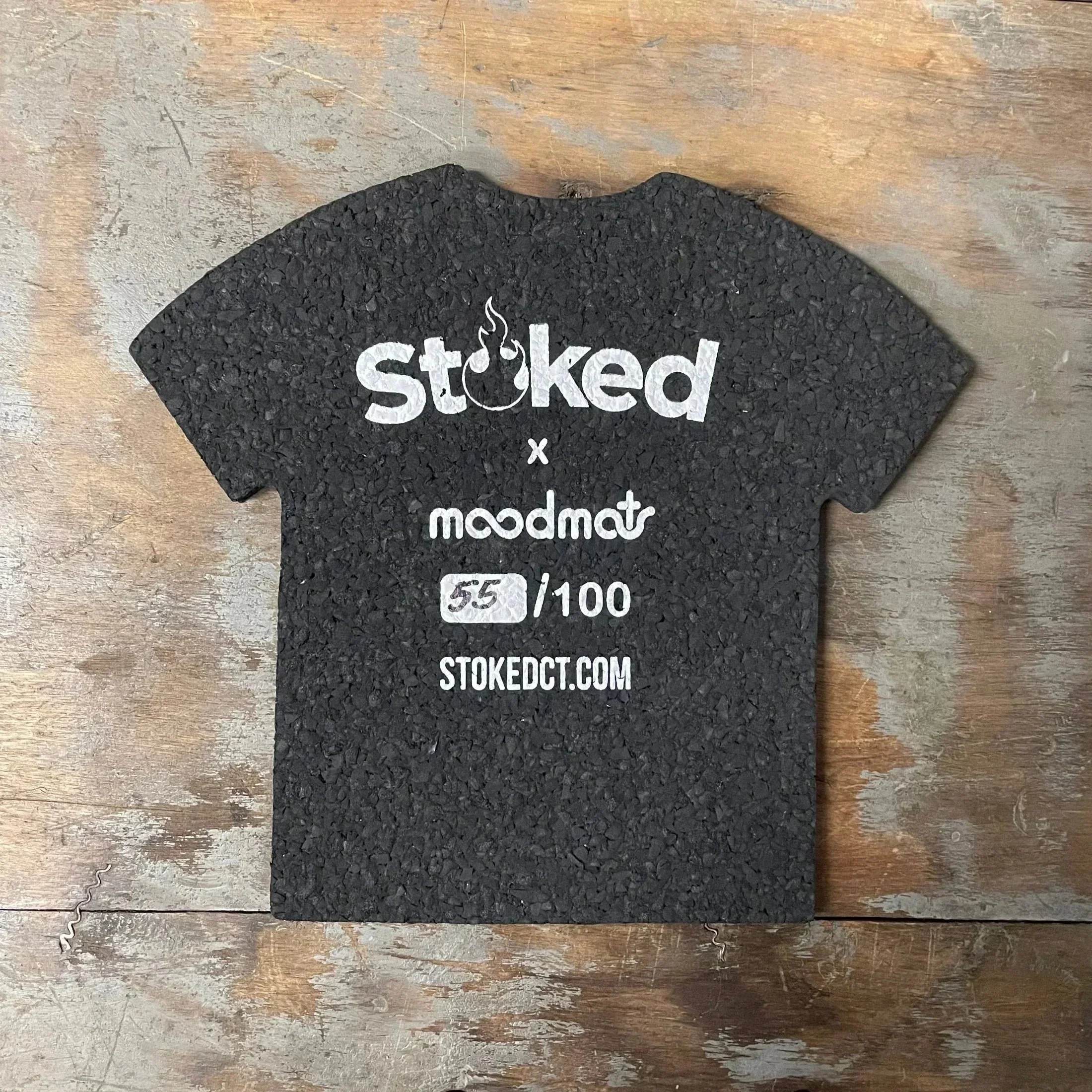Stoked Provisions - Limited Edition T-Shirt Moodmat Black - Image 2