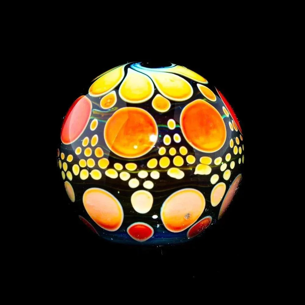 Suellen Fowler - Orange Ombre Hobnail Marble
